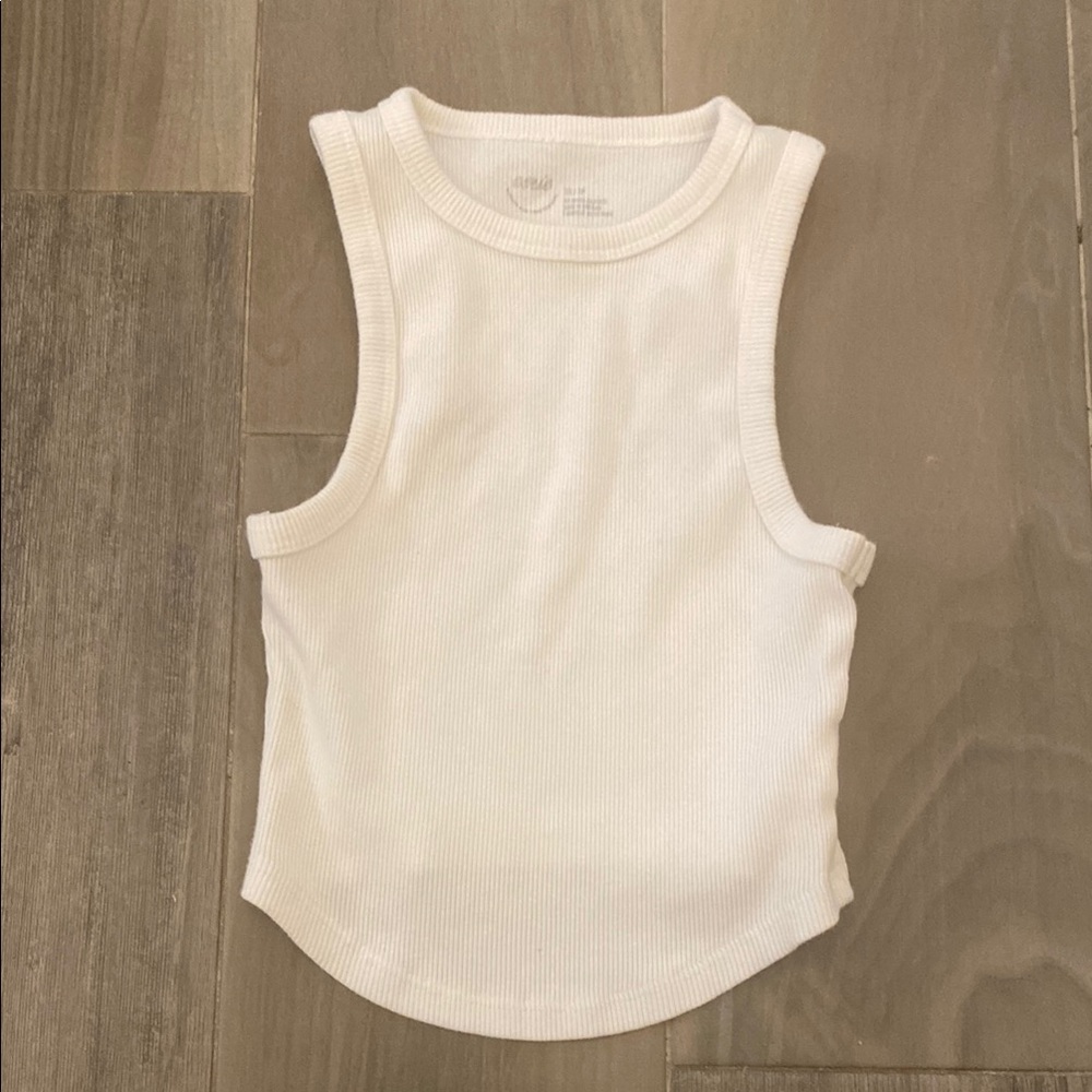 Aerie White Sleeveless Women’s Top, XS